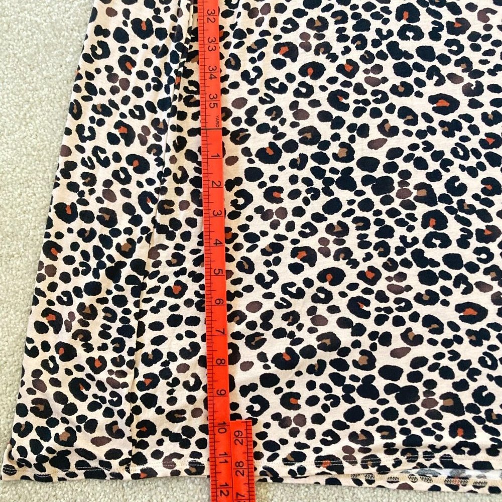 BNWT Women's Animal Print V-Neck Long Sleeve Maxi Dress Size UK 12 - Picture 14 of 15